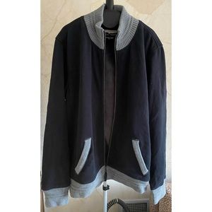 NWOT Carbon2Carbon Zip Sweatshirt with knitting XL